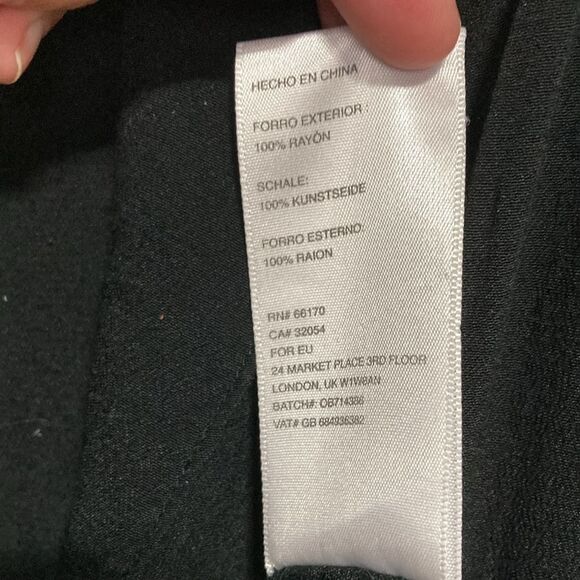 SILENCE + NOISE Cardigan Duster Maxi Jet Black Womens Large - Picture 12 of 13